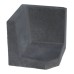 Hoek L-element 40x40x40 cm Antraciet Tuinvisie