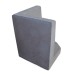 Hoek L-element 50x40x40 cm Antraciet Tuinvisie