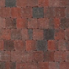 Tambour 10x10x6 cm Rood/Zwart