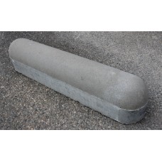 Parkeerstootband 20x20x100 dubbelzijdig grijs