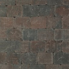 Metro Trommelsteen 15x20x6 cm Bruin/Zwart genuanceerd Metro Trommelsteen 15x20x6 cm Bruin/Zwart genuanceerd