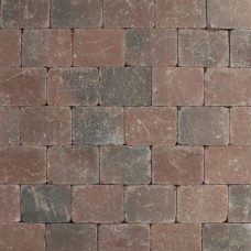 Metro Trommelsteen 15x20x6 cm Rood genuanceerd Metro Trommelsteen 15x20x6 cm Rood genuanceerd