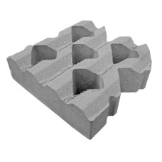 Grasbetontegel type C 40x40x12(40 cm. zijde vlak) BK25 vierkante gaten Grasbetontegel type C 40x40x12(40 cm. zijde vlak) BK25 vierkante gaten