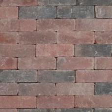 Metro Trommelsteen 21x7x7 cm Rood genuanceerd Metro Trommelsteen 21x7x7 cm Rood genuanceerd