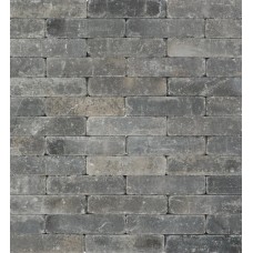 Metro Trommelsteen 20x5x7 cm Grijs/Zwart genuanceerd Metro Trommelsteen 20x5x7 cm Grijs/Zwart genuanceerd