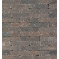 Metro Trommelsteen 20x5x7 cm Bruin/Zwart genuanceerd