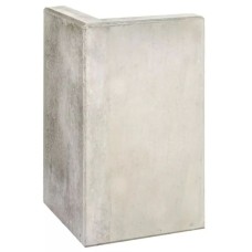 Hoek L-element 120x50x50x10 cm Grijs Zichtbeton Hoek L-element 120x50x50x10 cm Grijs Zichtbeton
