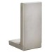 L-Element 60x30x50x10 cm Grijs Zichtbeton