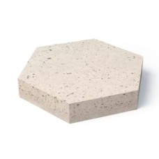 Schellevis Oudhollands 6-kant tegel 37,5x37,5x7 cm Crème