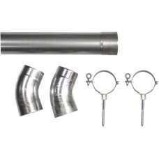 Hemelwaterafvoer verzinkt Ø8x275 cm set