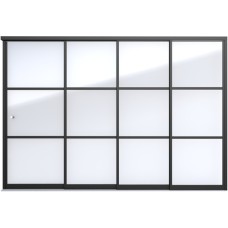 Industriële schuifwand D 328,5x224 cm