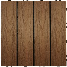 NewTechWood composiet kliktegel 30x30 cm Teak