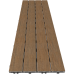 NewTechWood composiet kliktegel 30x90 cm Teak