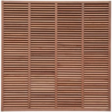 Hardhouten geschaafd tuinscherm Louvre 180x180 cm