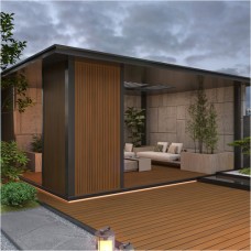 NewTechWood co-extrusie composiet plank glad teak 2,1x16x180 cm