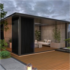NewTechWood co-extrusie composiet plank glad ebony black 2,1x16x300 cm