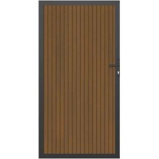 NewTechWood co-extrusie composiet deur verticaal triple teak 100x195 cm