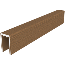 NewTechWood aluminium co-extrusie frameset t.b.v scherm i.c.m betonpalen Teak