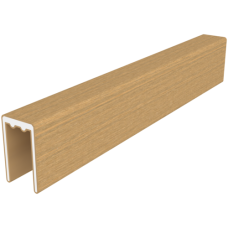 NewTechWood aluminium co-extrusie frameset t.b.v scherm i.c.m betonpalen Red Cedar