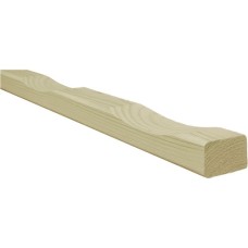 Vuren ventilatielat groen geïmpregneerd t.b.v. wandbekleding 2,1x4,5x250 cm