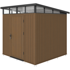 NewTechWood berging met enkele deur Teak 222x210 cm