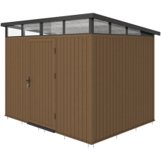 NewTechWood berging met enkele deur Teak 283x210 cm