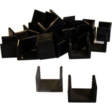 H-gleufpaal PVC adaptor clip t.b.v. centreren 25-28 mm profielplanken