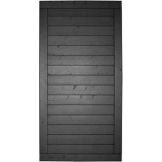 Tuindeur vuren Hillhout Basic Excellent zwart gespoten 100x180 cm