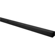 H-gleufpaal vuren zwart gedompeld bevestigingsset