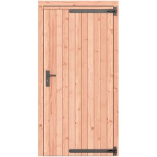 Douglas dichte enkele deur 108x209 cm rd zwart beslag 1073237