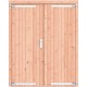Douglas dichte dubbele deur Prestige 168x209 cm RVS beslag 1073272