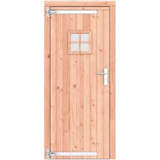 Douglas enkele deur 90x201 cm ld verzinkte hengen RVS beslag 1073252