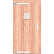 Douglas enkele deur 108x209 cm ld verzinkte hengen RVS beslag 1073256