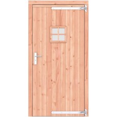 Douglas enkele deur 108x209 cm rd verzinkte hengen RVS beslag 1073260