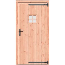 Douglas enkele deur 108x209 cm rd zwart beslag 1073261