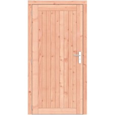 Douglas dichte enkele deur Prestige 108x209 cm ld RVS beslag kleurloos geïmpregneerd 1073327