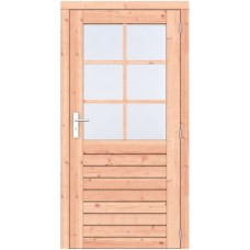 Douglas enkele deur Prestige 108x209 cm rd RVS beslag 1073278