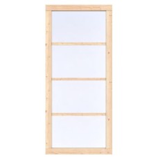 Vast raam vuren Prestige 100x224 cm