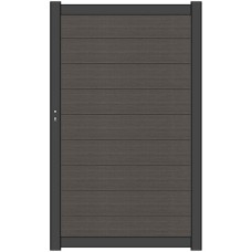 NewTechWood co-extrusie composiet deur Premium horizontaal 97x186 cm Silver Gray