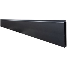 NewTechWood aluminium onderplank t.b.v. verticale tuinschermen 2 x 15 x 180 cm Zwart RAL9005