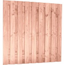 Douglas fijnbezaagd plankenscherm 19-planks 15 mm 180x180 cm