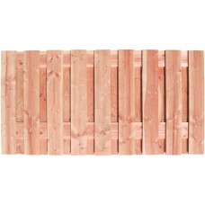 Douglas fijnbezaagd plankenscherm 19-planks 15 mm 180x90 cm