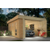 Garage Marketta Red Class Wood geïmpregneerd