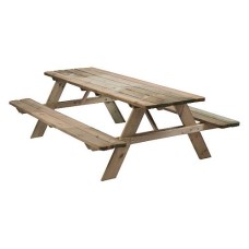 Picknicktafel grenen geïmpregneerd 180x160x75 cm