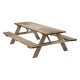 Picknicktafel grenen geïmpregneerd 210x160x75 cm