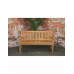 Parkbank Norwich teak met 2 poten