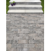 Traptrede met facet 100x35x15 cm stone grey