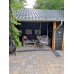 Stonique trommel 20x30x6 cm oud bruin