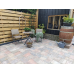 Stonique trommel 20x30x6 cm oud bruin