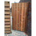 Tuindeur Privacy hardhout met slot 195x130 cm